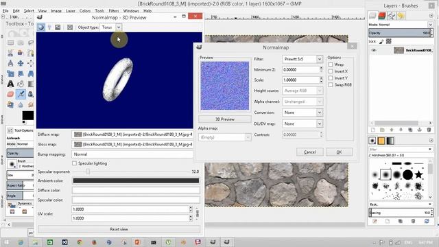 GIMP Use Normal Map смотреть онлайн