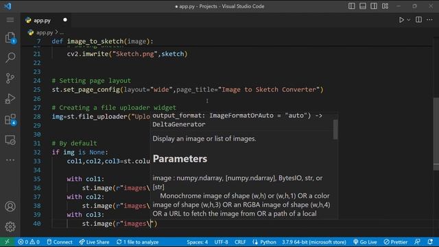 Convert Image into Sketch using Python & Streamlit смотреть онлайн