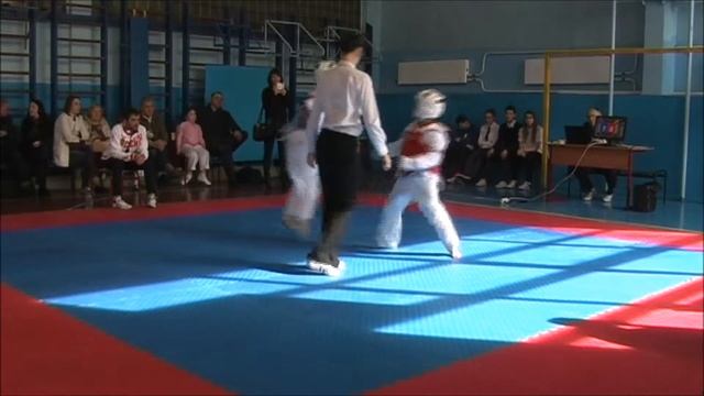 Taekwondo WTF. V Открытое Первенство района Кузьминки. 29.03.2015. Майоров-Крючков.