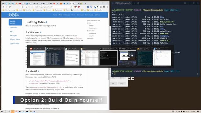 Odin Programming Language Tutorial : Set Up with SDL2 on Windows смотреть онлайн