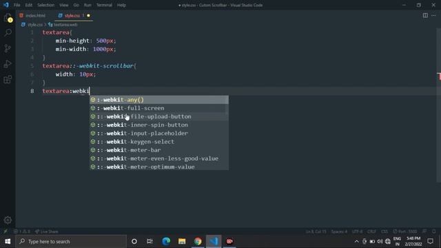 How To Make Custom ScrollBar Using Css | Quick Css Trick | Html Css смотреть онлайн