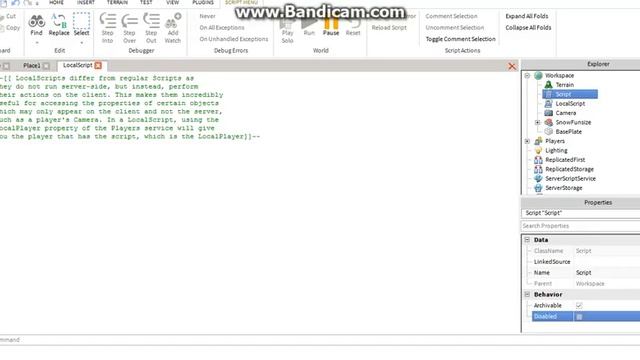 [Old] Roblox Basic Explanation, What is a Script/Local Script смотреть онлайн