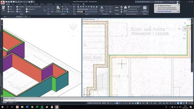 Autocad 3D Architecture 2020 curso básico capítulo 4 (muros) смотреть онлайн