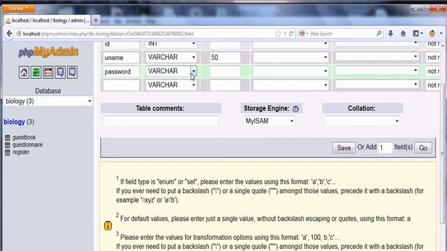 PHP: Admin Database смотреть онлайн