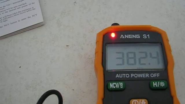 Measuring Resistance Using  NEW ANENG S1 Multimeter