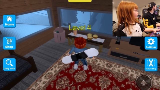 ROBLOX CAMPiNG with ADLEY!! Spy Dad Escape! Wolf Family! Backyard Snowboarding! game play app revie смотреть онлайн