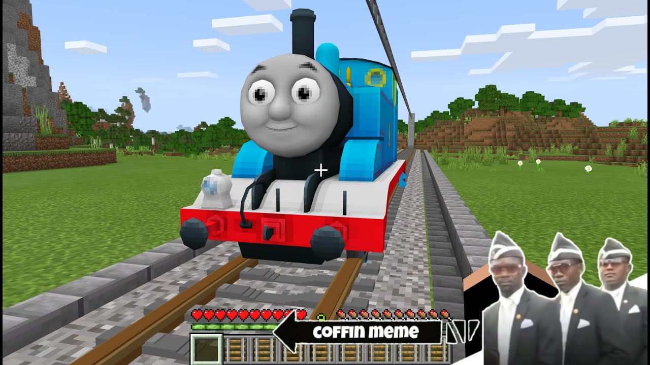 I found Thomas the Tank Engine in Minecraft - Coffin Meme смотреть онлайн