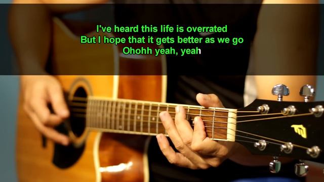 Here without you - 3 Doors Down (Acoustic karaoke) смотреть онлайн