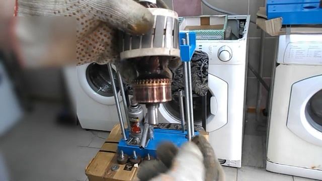 Замена подшипников в электродвигателе сма. смотреть онлайн