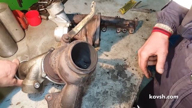 Ремонт вестгейта турбины на OM646, Mercedes Benz Sprinter 313CDI 2.1d