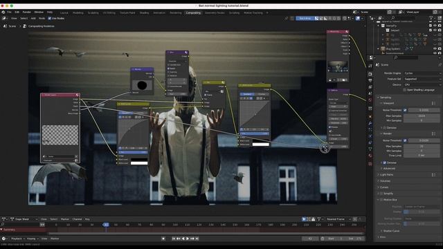 Using the De-focus Node in Blender: VFX Compositing Tutorial смотреть онлайн