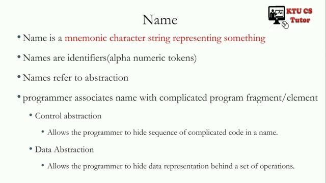 KTU CS403 Programming Paradigms (S7 CSE) - Module 1 - Name, Scope, Binding Part 1 смотреть онлайн