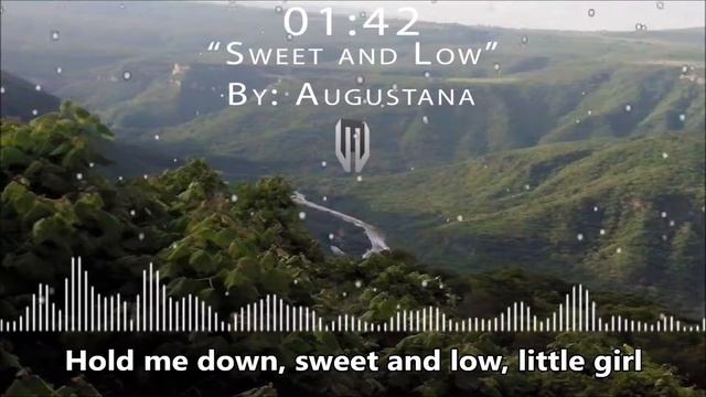 Augustana "sweet and low" (Lyrics) Audio React, Audio Visualizer смотреть онлайн