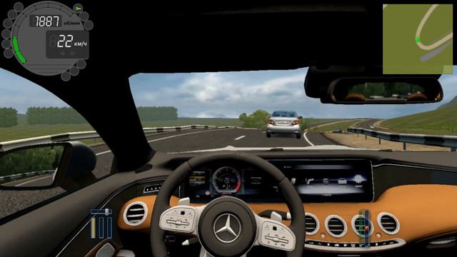 City Car Driving Mercedes-Benz S63 AMG 2018 | mountain roads смотреть онлайн