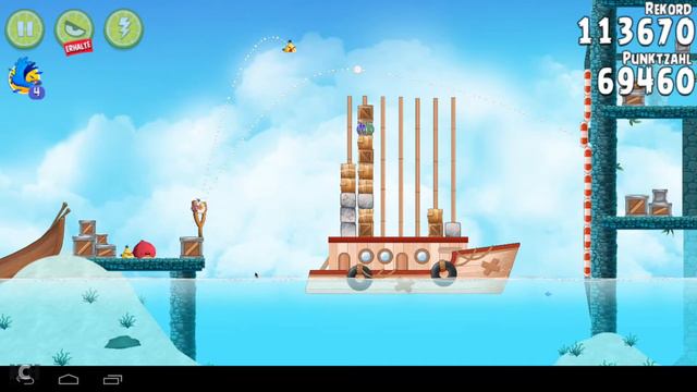 Angry Birds Rio Hidden Harbor Level 1 11 113880 смотреть онлайн