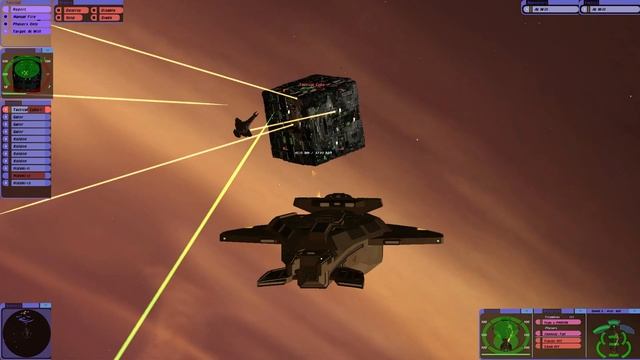 Cardassian Fleet VS TACTICAL CUBE - Borg Star Trek Ship Battles - Bridge Commander смотреть онлайн