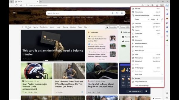 How to Remove the Bing Button from the Toolbar in Microsoft Edge