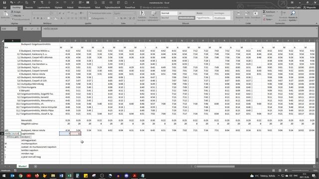 Minden ami Excel - Emelt szintű informatika érettségi - 2016. október - Menetrend смотреть онлайн