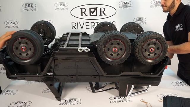Сборка детского электромобиля RiverToys Мercedes Benz A006AA смотреть онлайн