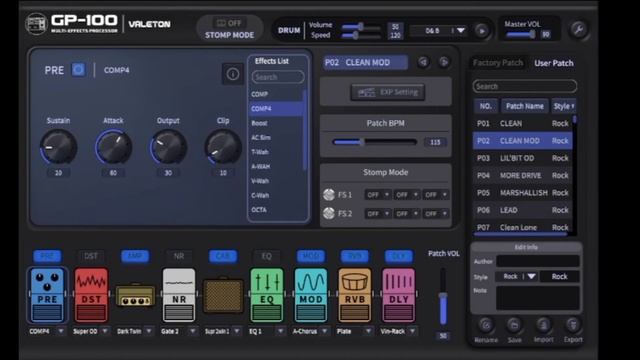 Tweaking on valeton GP 100 with premium IR from @gearmuzic смотреть онлайн