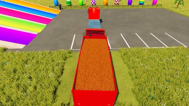 LOAD SORGHUM AND TRANSPORT WITH IVECO TRUCKS - Farming Simulator 22