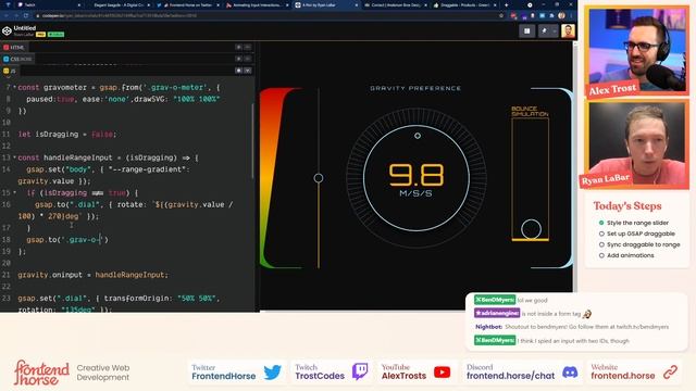 GreenSock GSAP Animated Range Slider! w/ Ryan LaBar - Component Carousel смотреть онлайн