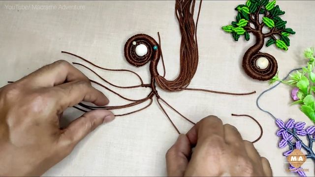 How to make DIY Macrame Tree of Life | Home decor macrame wall hanging Tree смотреть онлайн