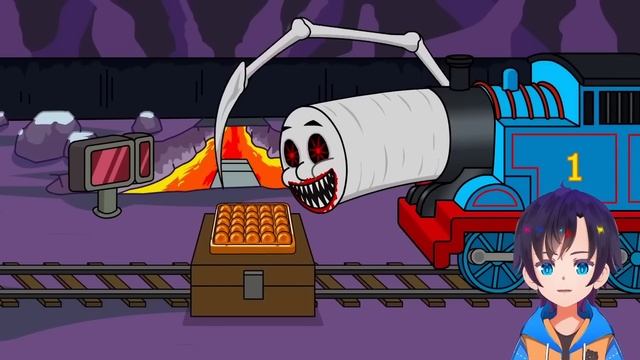 SERU!! THOMAS Ganas VS CHOO CHOO CHARLES Dunia Nyata ???