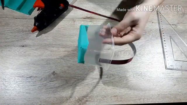 Корзинка из пластикового контейнера. Поделки из пластика. смотреть онлайн