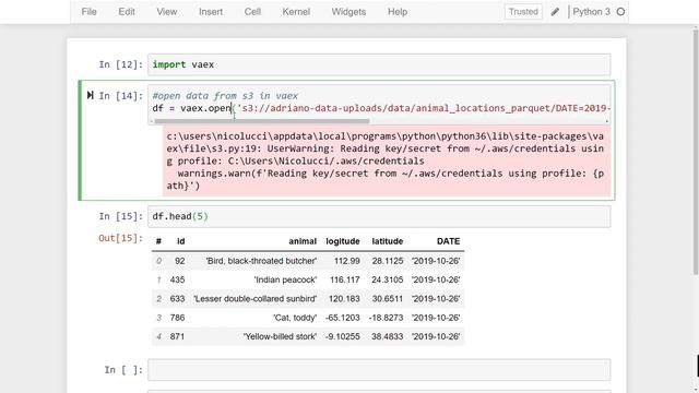 S3 Files To Vaex Dataframe смотреть онлайн
