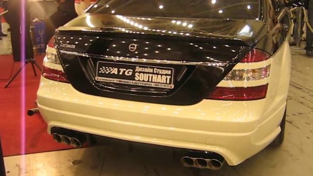 Mercedes w221 Carlson exhaust смотреть онлайн