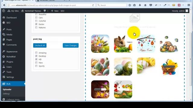 Wordpress Wallpaper Themes Demo Bulk Image to Post смотреть онлайн