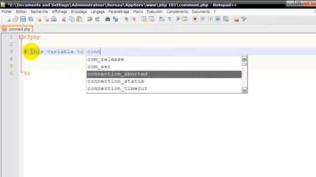 Tutorial php : 3 comment in php смотреть онлайн