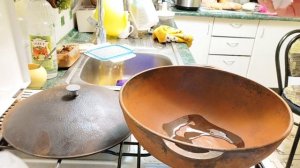 Чугунная посуда проржавела после правильной обработки// как убрать ржавчину с чугунной кастрюли