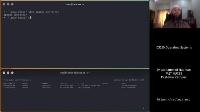 Operating Systems 29 - Reusing Containers, Creating and Using Images, Container Migration (Urdu) смотреть онлайн