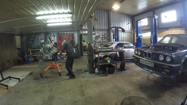 СВАП BMW 320 С МОТОРОМ 3UZFE PART3