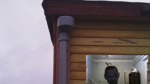 вариант как сделать слив с крыши