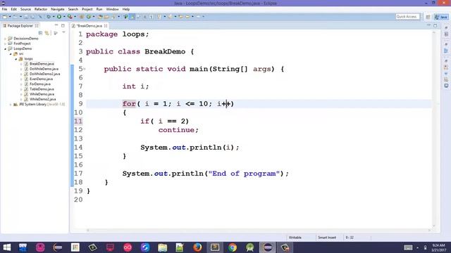 41. continue statement in Java Pashto смотреть онлайн