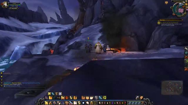 The Home of the Frostwolves Quest Playthrough - Frostfire Ridge смотреть онлайн