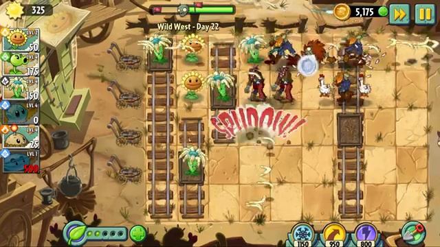 PvZ 2 - ПОБЕДИЛ ЗОМБИ БОССА на ДИКОМ ЗАПАДЕ _ Растения против Зомби 2