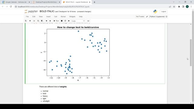 How to add BOLD and ITALIC text in Matplotlib | Python Tutorial 02 смотреть онлайн