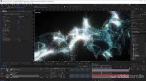 After Effects - Логотип из частиц (Trapcode Form + Particular)