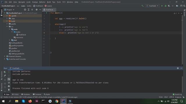 9 - When Statement in Kotlin | Kotlin Basics смотреть онлайн