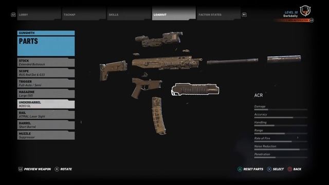 GHOST RECON WILDLANDS ACR Assault Rifle Build / Loadout смотреть онлайн
