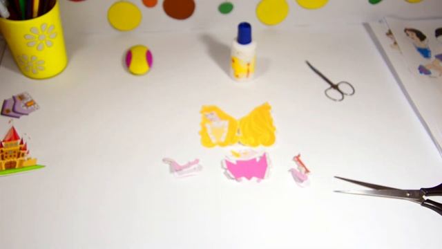 DIY Аврора. Принцессы Диснея/Aurora. Disney Princess. Объемные бумажные куклы своими руками.