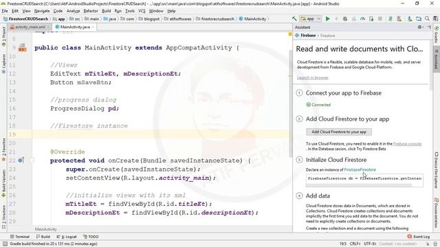 Firebase Firestore – Android Studio – 01[Add Data] смотреть онлайн