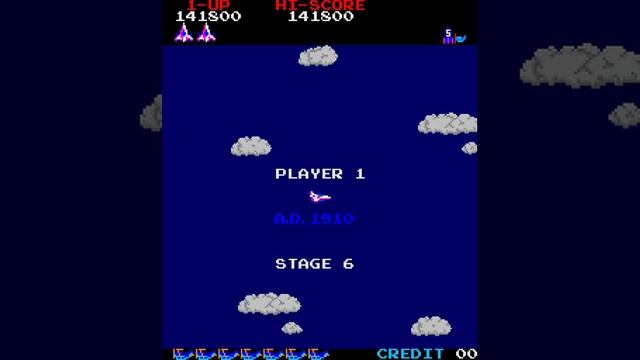 Time Pilot (1982 Konami) (Arcade) смотреть онлайн
