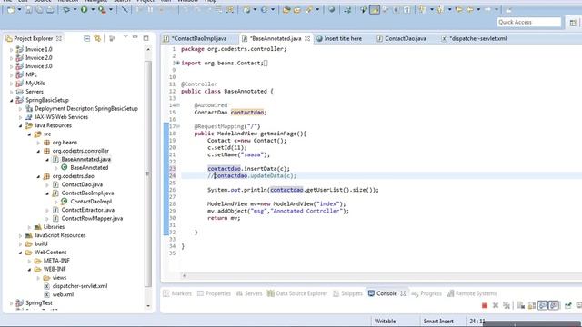 Spring MVC Tuorials | JDBC Template in Spring MVC !! смотреть онлайн