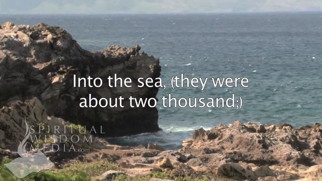 Mark 5:13 (Cont.) - And the herd ran violently down a steep place into the sea - Bible Verses смотреть онлайн