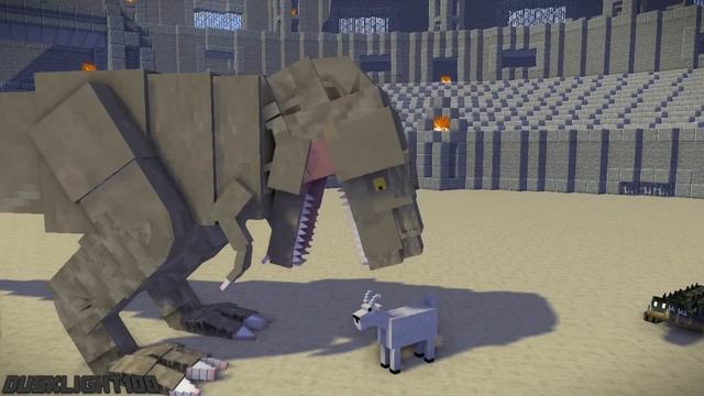 T-Rex/Tyrannosaurus Rex Vs Modern Animals | Minecraft Animation